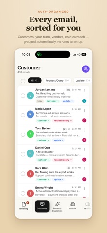 EmailZap: Smart inbox briefing Screenshot 5 of 6