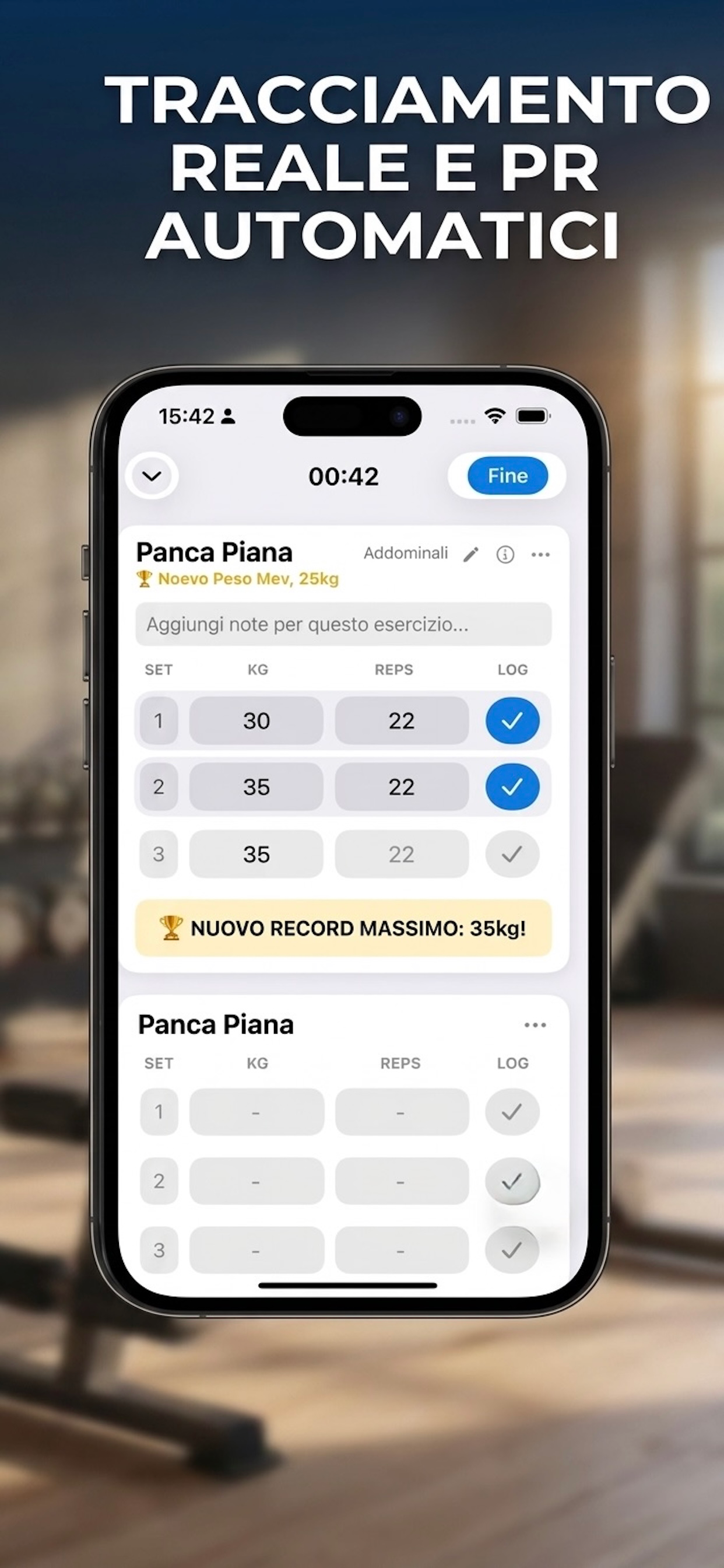 Gym Plus: Fitness Logbook screenshot 2