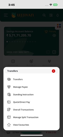 Ujjivan EZY Mobile Banking Screenshot 4 of 5