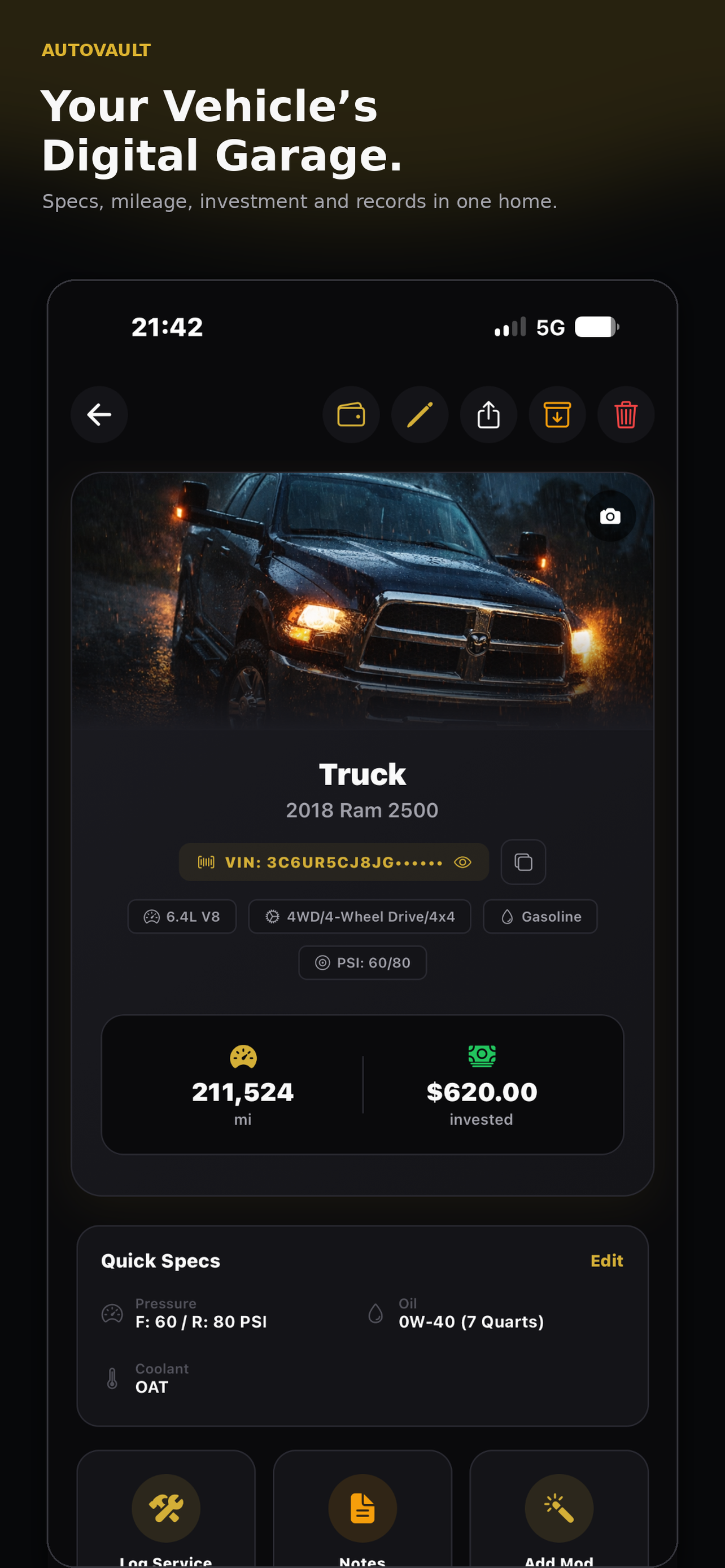 AutoVault: Vehicle Tracker screenshot 2