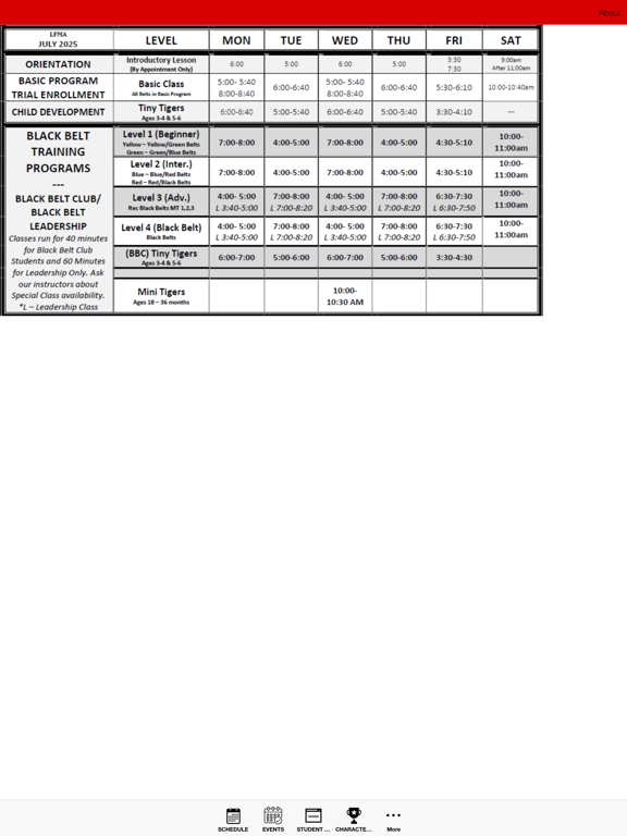 Screenshot #4 pour Lincoln Family Martial Arts