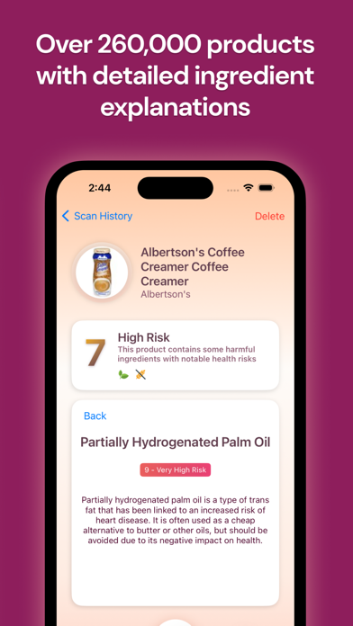 Apricot - Healthy Food Scanner Screenshot