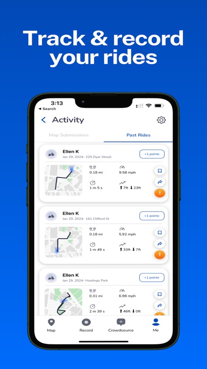 Pointz: Safer bike mapping screenshot-5