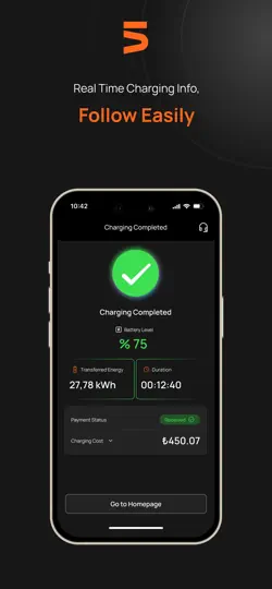 5 Şarj – En Yakın Şarj Noktası iPhone Ekran Görüntüsü 4