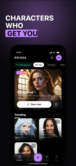 Privee AI - Chat, Talk, Play screenshot 4