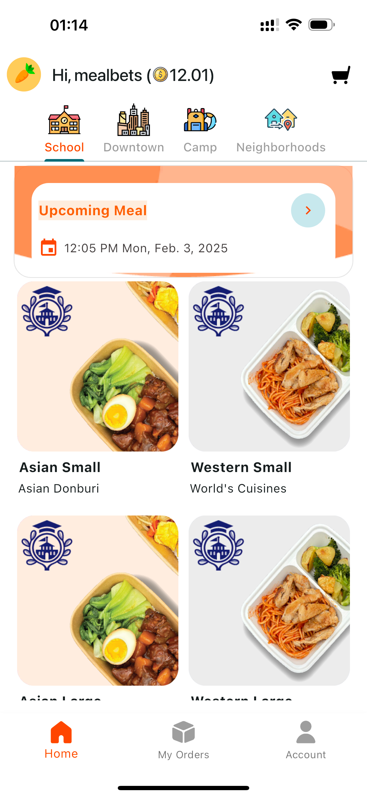 MealBets - Lunch for Schools