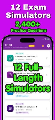 CNOR Exam Prep Practice Test Screenshot 2 of 9