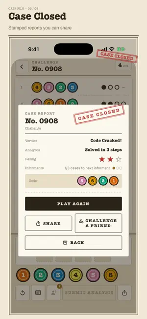 Mind Cipher: Code Puzzle Game screenshot 3