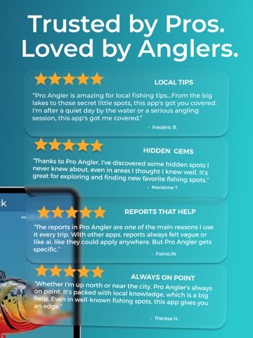 Fishing App - Pro Angler iPad screenshot
