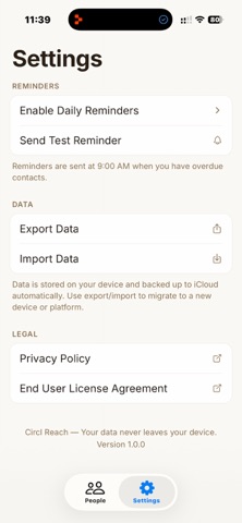 Circl Reach screenshot