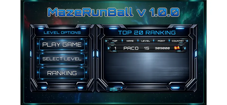 Captura de pantalla de MazeRunBall en iPhone 1