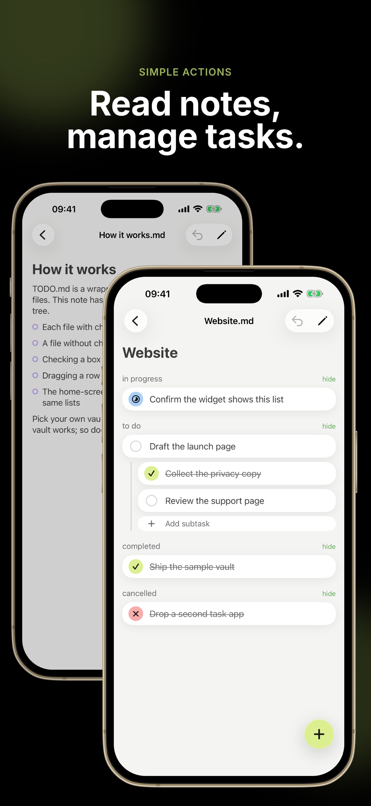 Screenshot 4 of TODO.md - Markdown Task List