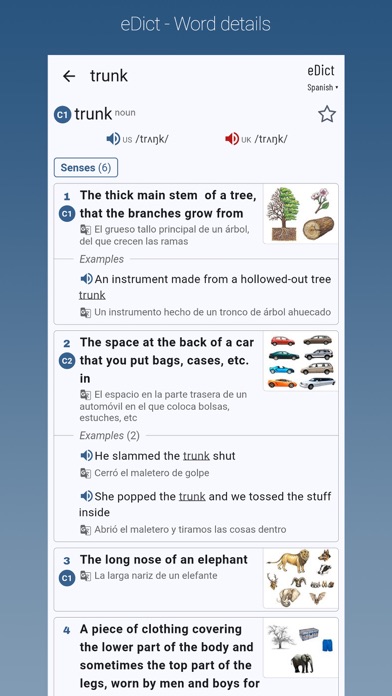 eDict - English Dictionary Screenshot