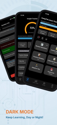 CompTIA Linux+ Exam Pro iPhone screenshot