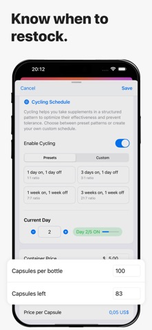 SuppAI Supplement Reminder screenshot