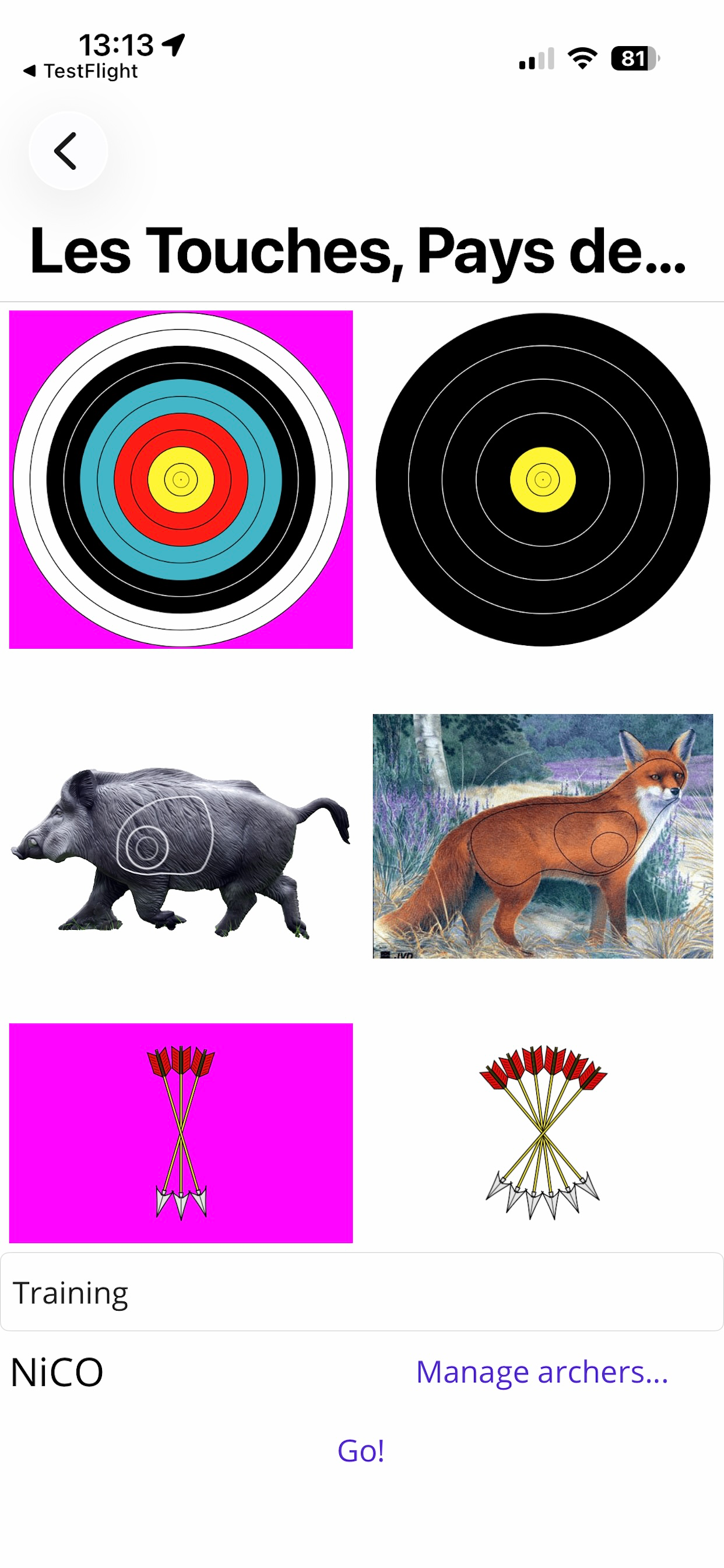 Archery Sheet