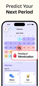 Melda Cycle & Period Tracker screenshot