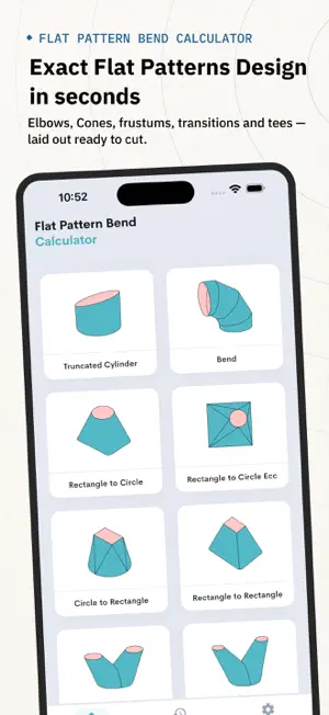 Flat Pattern Bend Calculator screenshot 1