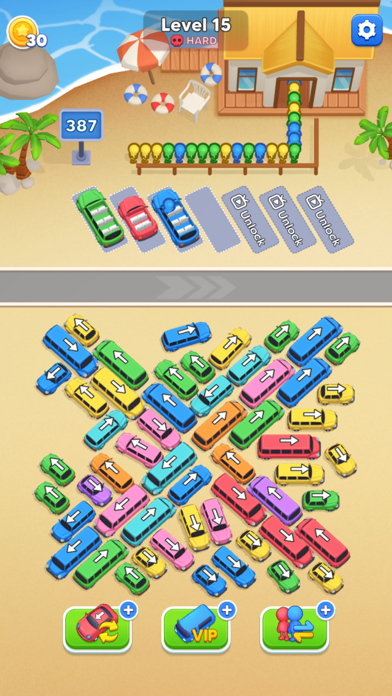 Crazy Bus: Car Jam Parking Screenshot