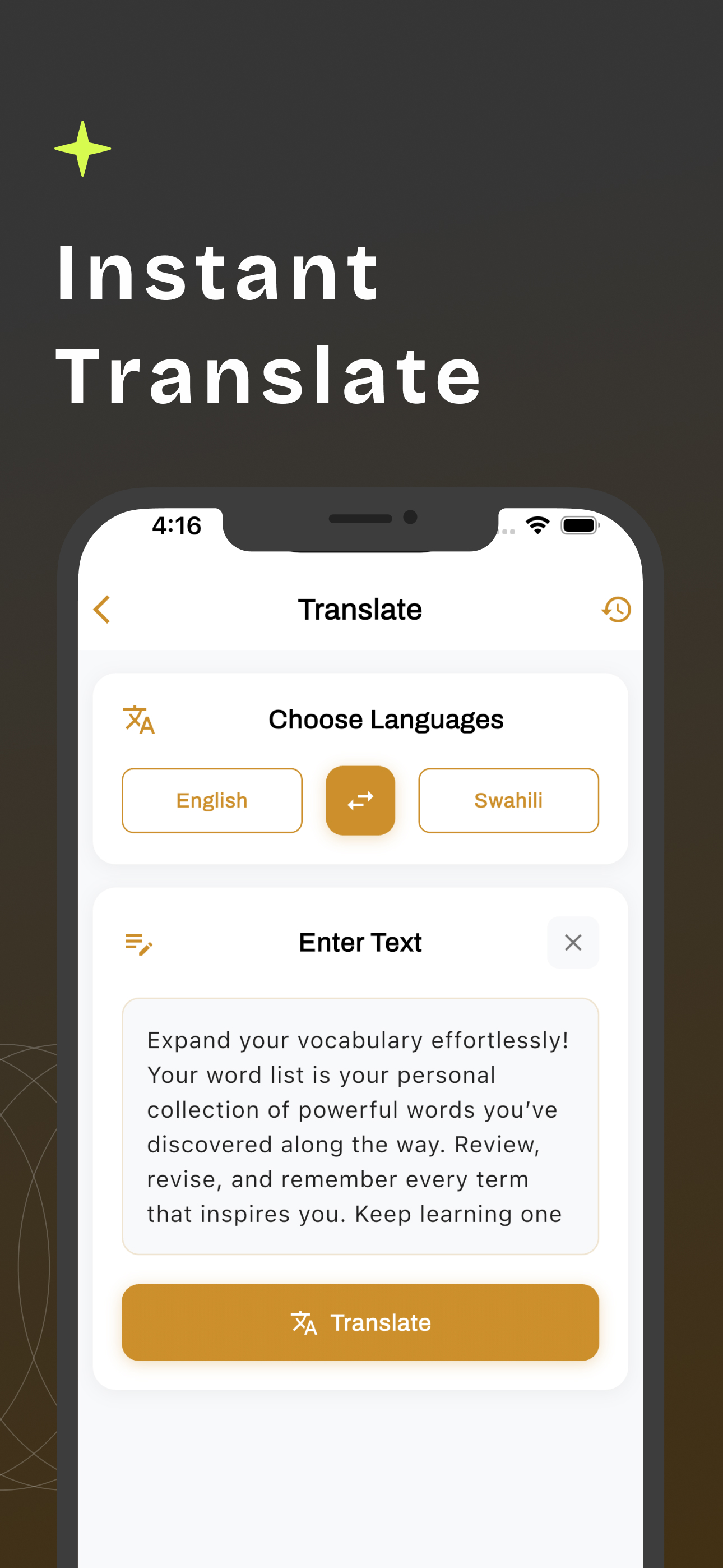 Swahili English translator