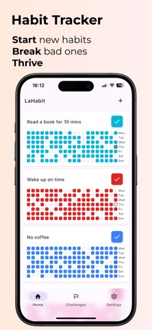 Habit tracker - LaHabit screenshot