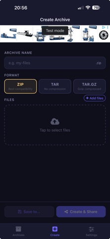 Unzip & Unrar Manager screenshot