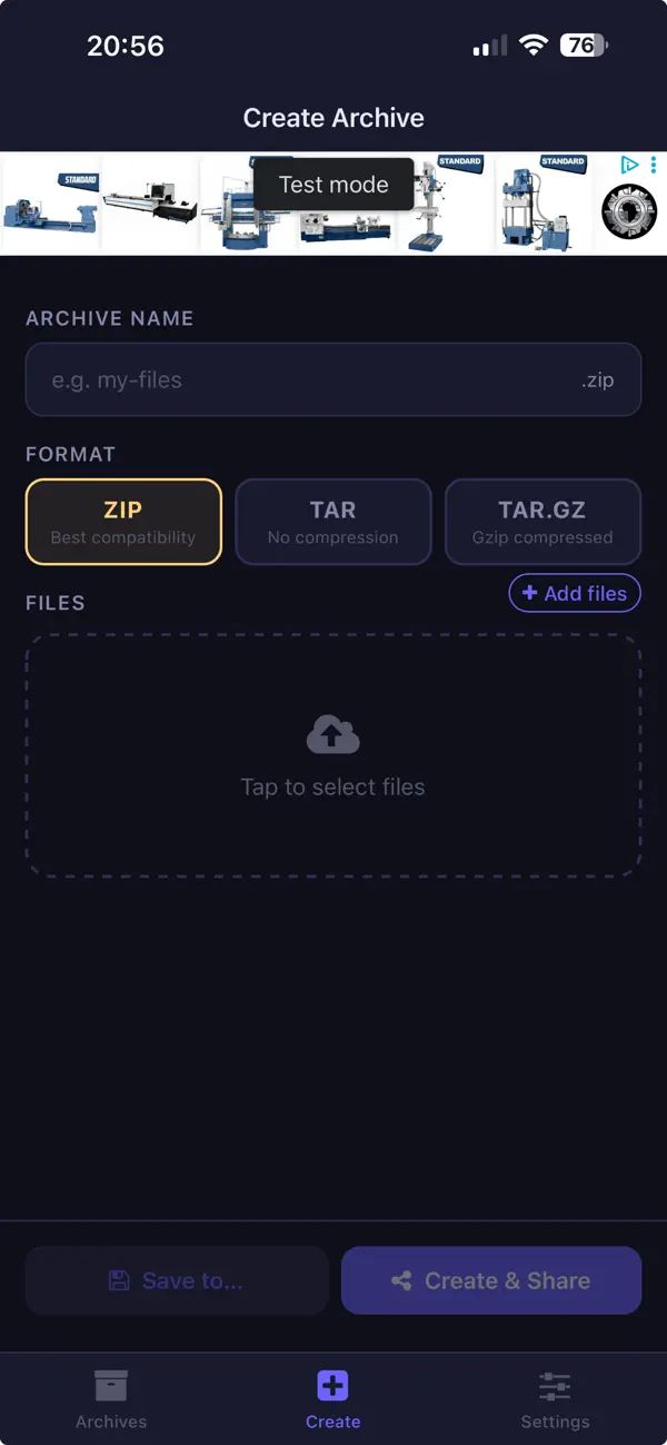 Screenshot #2 pour Unzip & Unrar Manager