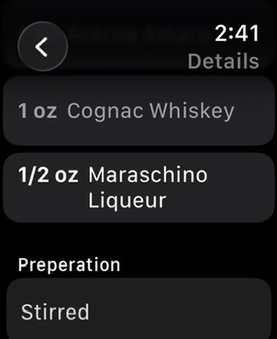 Apple Watch screenshot