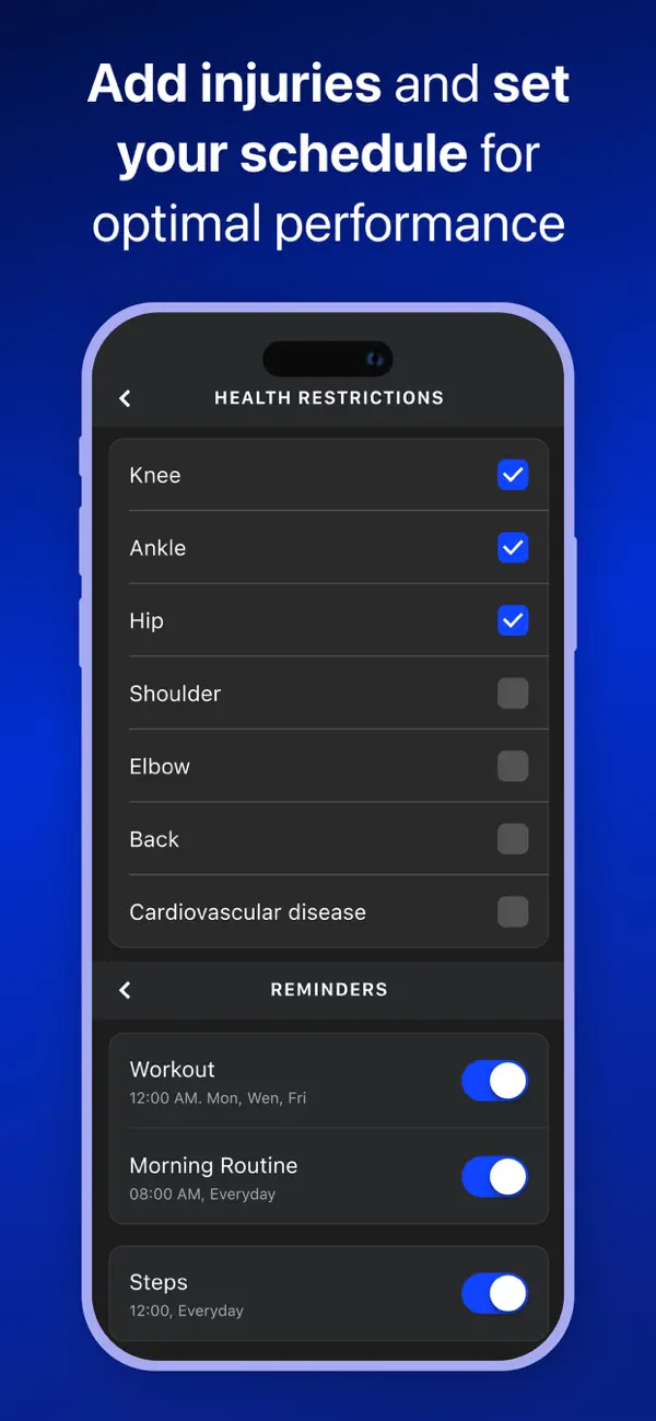 #6. Workout Planner Muscle Booster (iOS) 由: WELLTECH APPS LIMITED