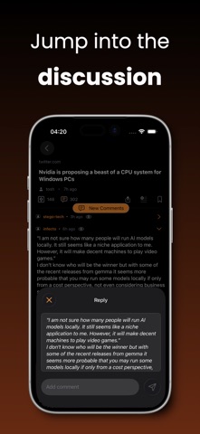 HackerNows: Hacker News Reader Screenshot 5 of 8