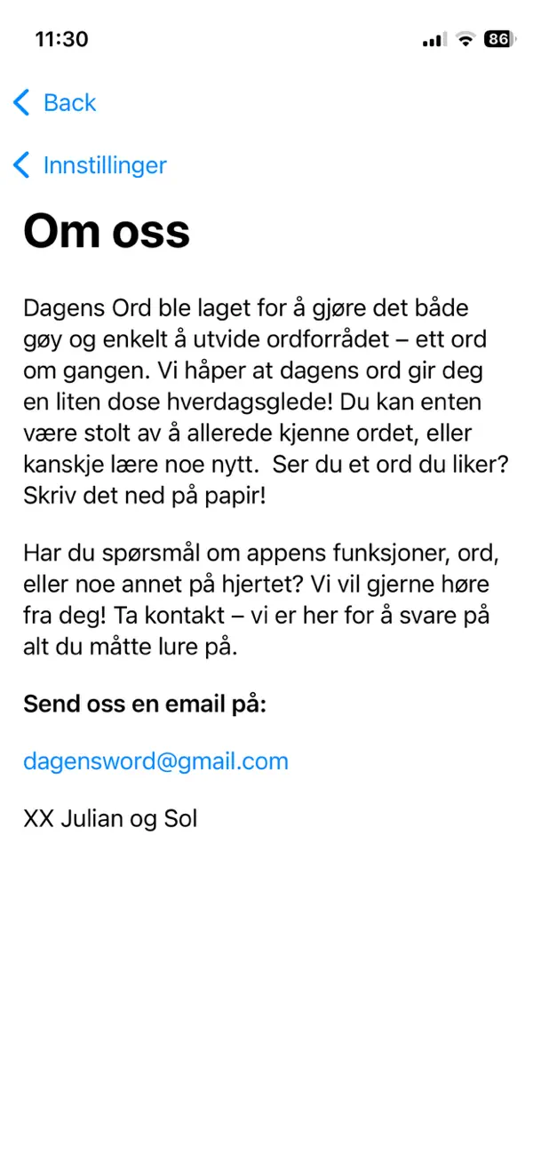 Screenshot #3 pour Dagens Ord