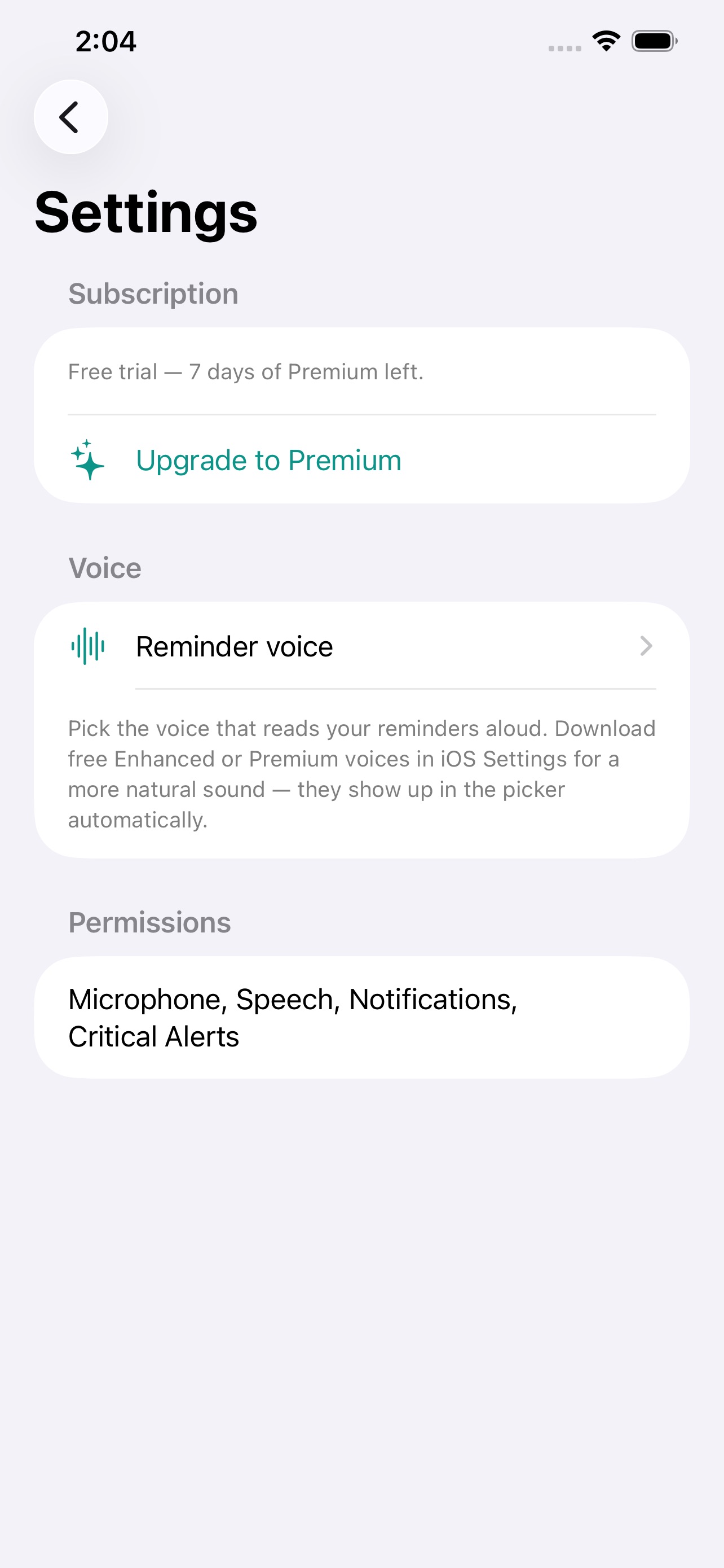 Screenshot 4 of DigiForge – Voice Reminders