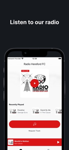 Radio Hereford FC screenshot