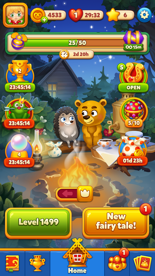 #8. Hoby Tales: Match-3 (iOS) Bởi: Matrix4Games