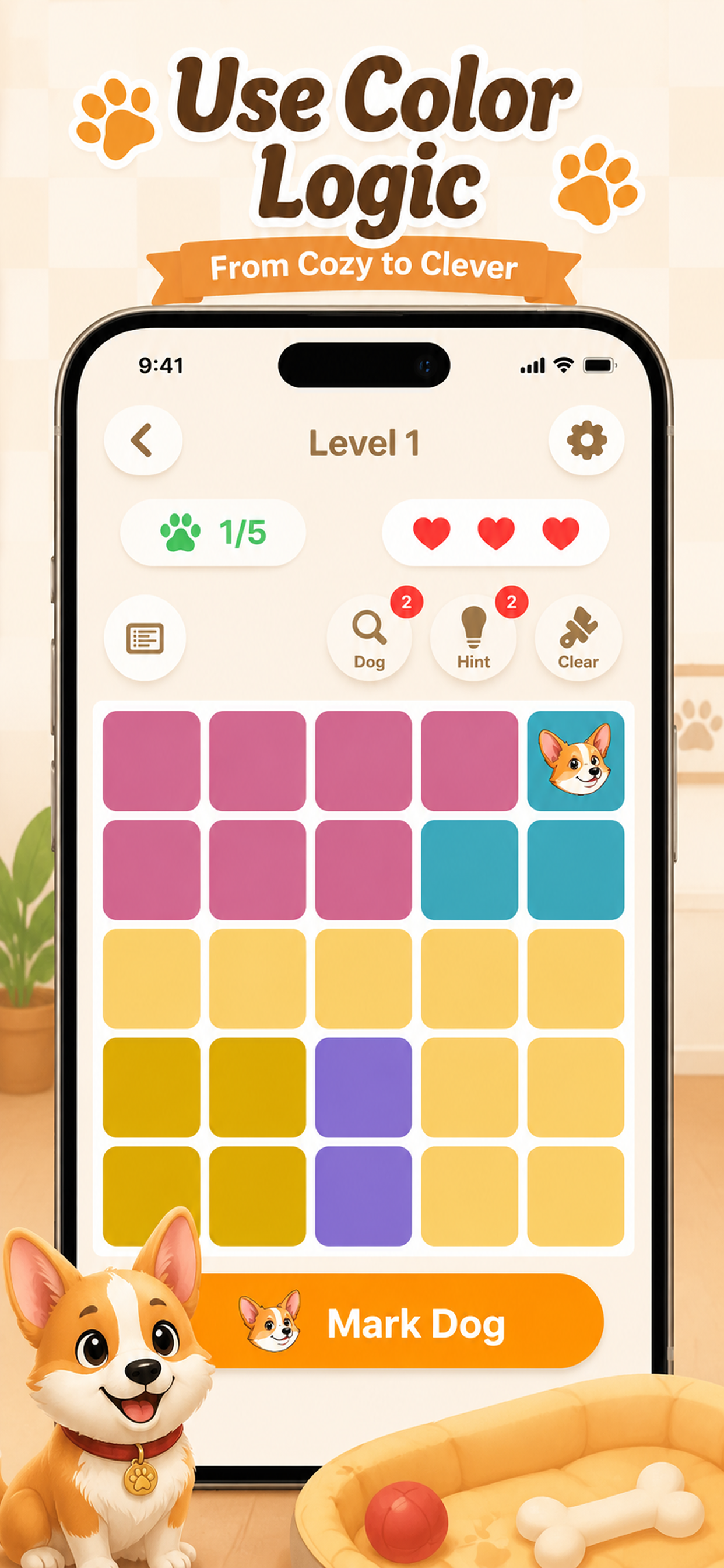Pupdoku: Dog Sudoku Game screenshot 4