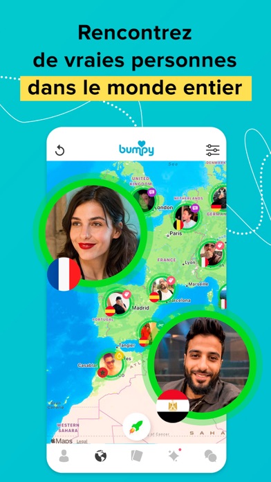 Screenshot #2 pour Bumpy: Rencontre Dans Le Monde