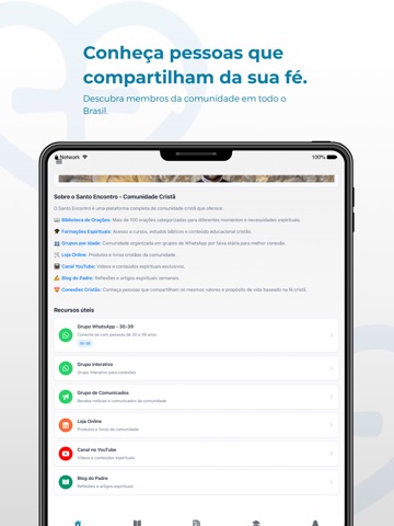 Santo encontro iPad screenshot 2