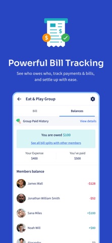 oioTrack: Bill Splitter Screenshot 3 of 4