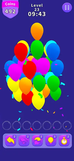 Balloon Triple Pop 3D screenshot 1