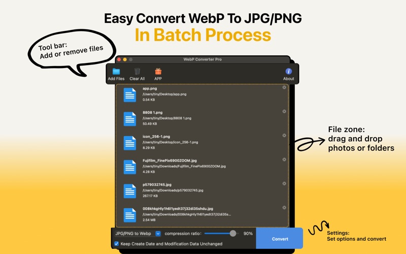 Screenshot #3 pour WebP Converter - AnyWebP