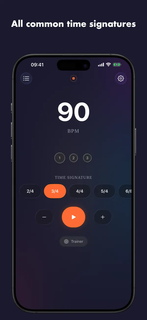Screenshot #3 pour Tacet. - Haptic Metronome