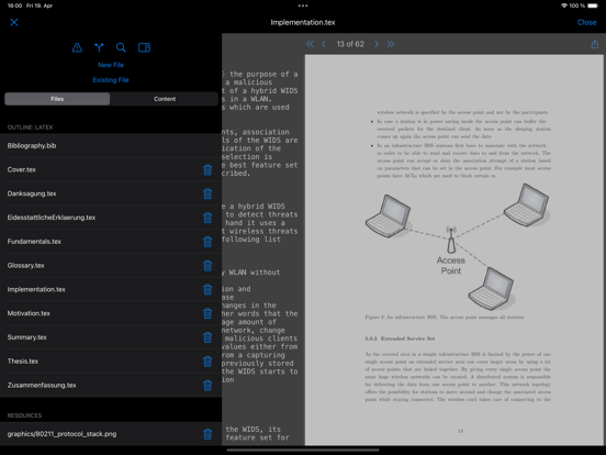 Screenshot #5 pour VerbTeX Pro LaTeX Editor