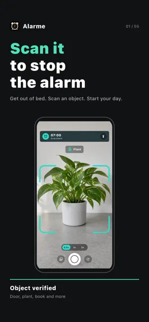 Alarme: Scan & Math Alarm screenshot 1