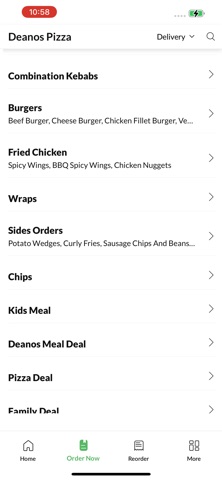 Deanos Pizza app screenshot 3
