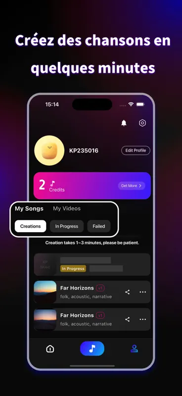 KP - AI Music & Song Generator screenshot 6 of 7