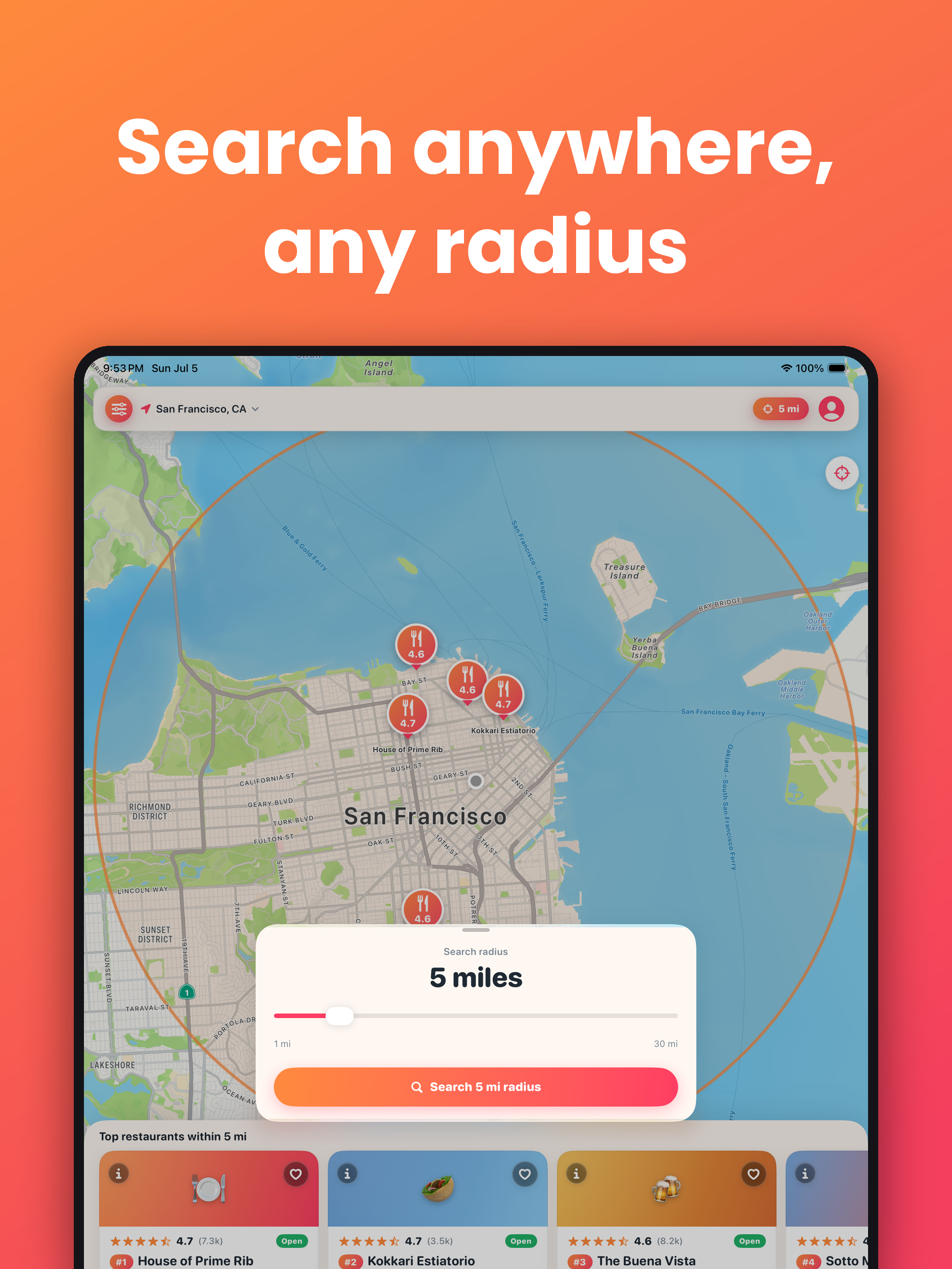 Only the Best - Food Finder screenshot 7