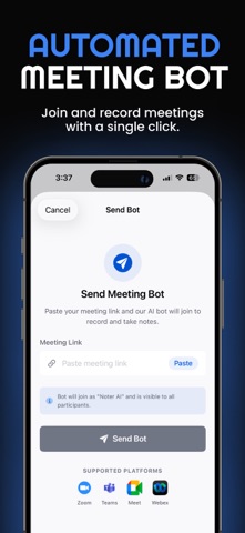 Noter AI Meeting Notes Summary Screenshot 8 of 8