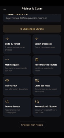 QuranFlow : Mémoriser Coran Screenshot 7 of 10