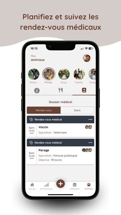 Vasco : gestion suivi animaux