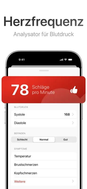 Herzfrequenz und Blutdruck screenshot 6 of 6